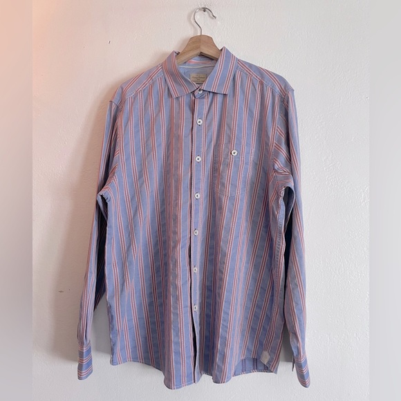 Tommy Bahama Other - TOMMY BAHAMA JEANS Patterned Stripe Button Up Shirt
